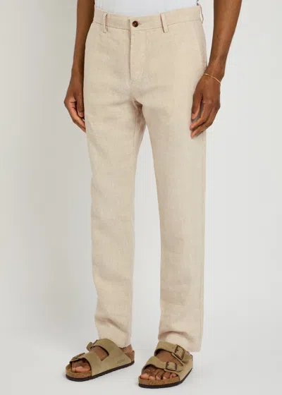 Nn07 Viscose Beige Trousers In Neutral