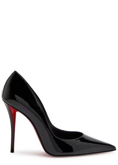 Christian Louboutin So Kate Patent Pointed-toe Red Sole Pump In Black