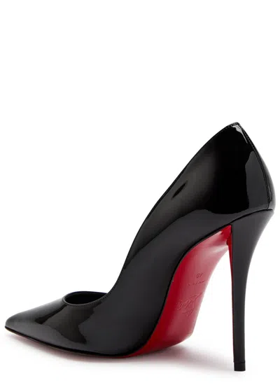 Christian Louboutin So Kate Patent Pointed-toe Red Sole Pump In Black