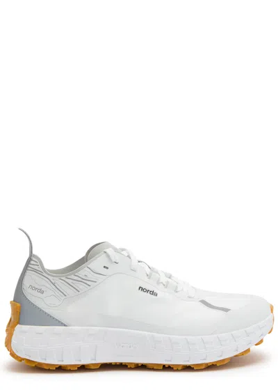 Norda Arnitel White Trail Running Sneaker In Animal Print