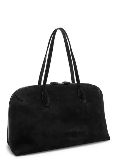 Totême Toteme Women Day Suede Leather Tote Bag In Black