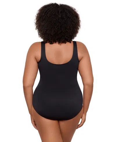 Miraclesuit Plus Size Tummy Control One Piece Swimsuit In Black