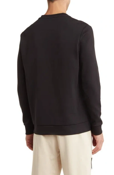 Hugo Boss Boss Webasiccrew Sweatshirt In Black