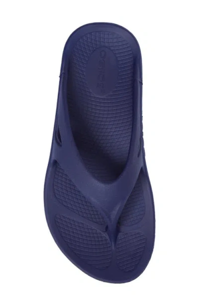 Oofos Gender Inclusive Ooriginal Sandal In Blue