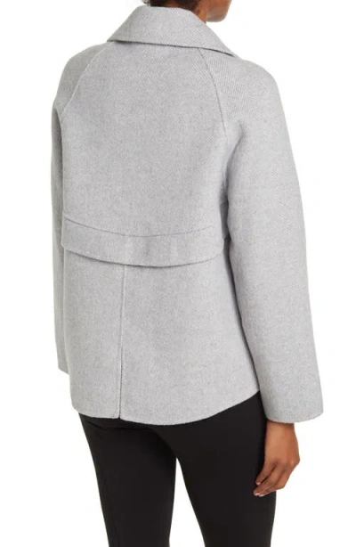 Belle & Bloom I'm Yours Wool Blend Peacoat In Gray