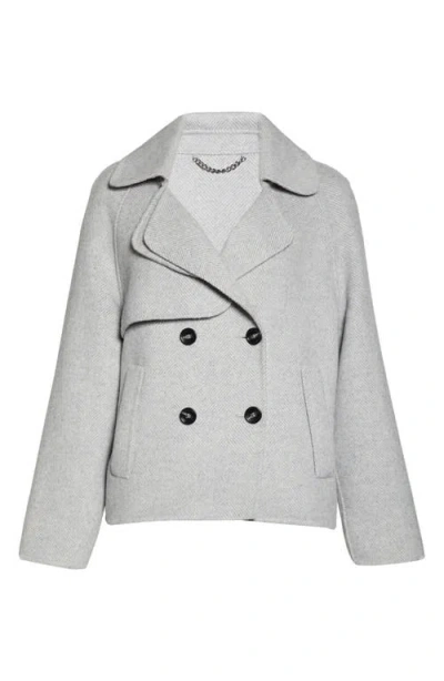 Belle & Bloom I'm Yours Wool Blend Peacoat In Gray