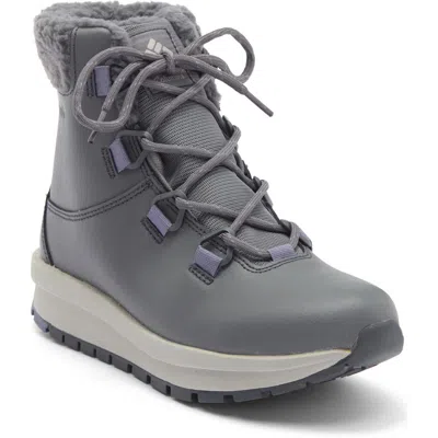 Columbia Moritza Waterproof Insulated Fleece Lined Hiking Boot In Gray
