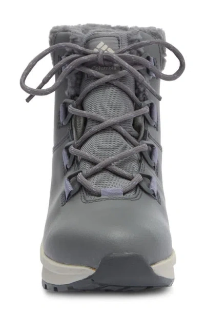 Columbia Moritza Waterproof Insulated Fleece Lined Hiking Boot In Gray