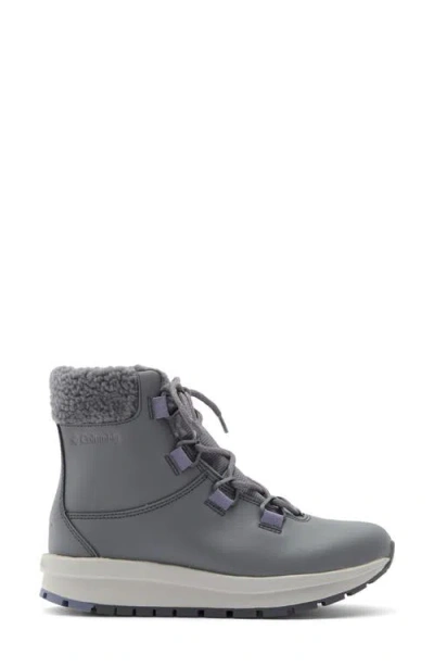 Columbia Moritza Waterproof Insulated Fleece Lined Hiking Boot In Gray