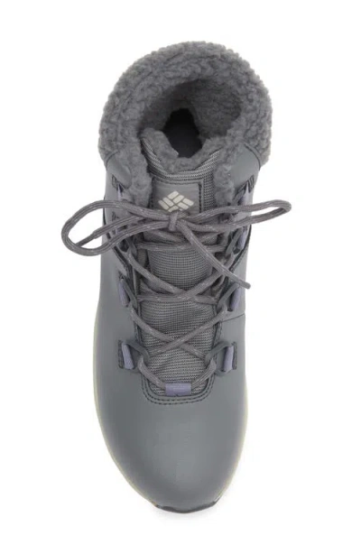 Columbia Moritza Waterproof Insulated Fleece Lined Hiking Boot In Gray