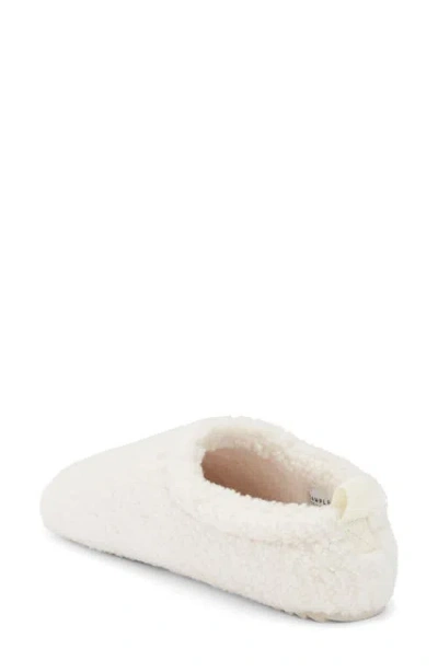 Nordstrom Greer Faux Shearling Clog Slipper In White