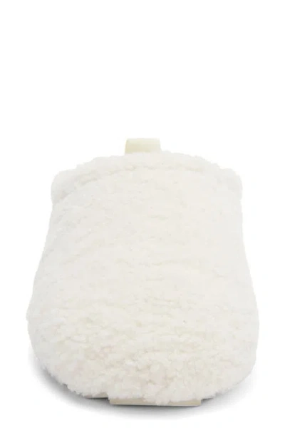 Nordstrom Greer Faux Shearling Clog Slipper In White