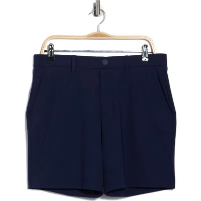 Callaway 8-inch Flat Front Golf Shorts In Blue