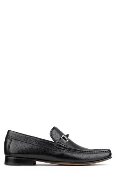 Donald Pliner Danner Tumbled Leather Loafer In Black