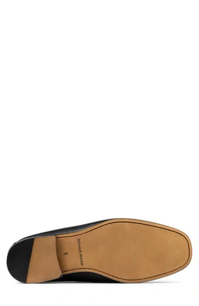 Donald Pliner Danner Tumbled Leather Loafer In Black