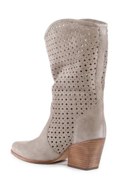 Seychelles Diva Pointed Toe Western Boot In Gray