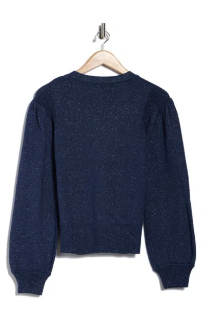 Joseph A Faux Pearl Button Cardigan In Multi