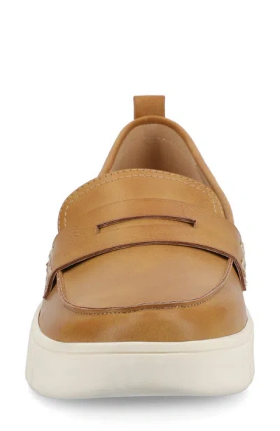 Journee Collection Journee Womens Tayla Medium And Wide Width Penny Loafer In Brown