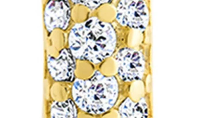 Sterling Forever Lioren Set Of 2 Assorted Cubic Zirconia Micro Huggie Hoop Earrings In Gold