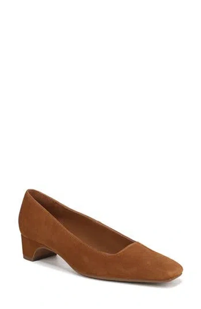 Franco Sarto Laylani Leather Pump In Brown