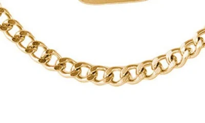 Adornia Tarnish Resistant Set Of 3 Assorted Chain Necklaces In Gold