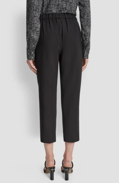 Dkny Women's Mid-rise Pull-on Cropped Pants In Black