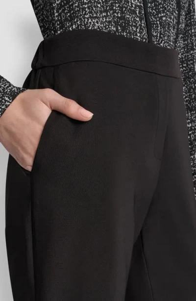 Dkny Women's Mid-rise Pull-on Cropped Pants In Black