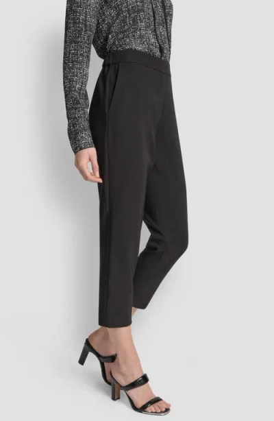 Dkny Women's Mid-rise Pull-on Cropped Pants In Black