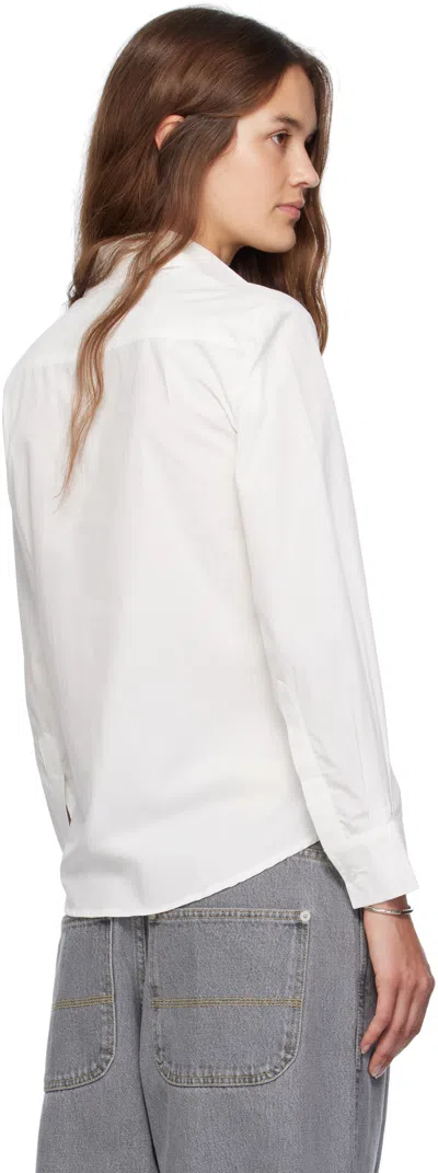 Gimaguas Sky Studded Pointed-collar Shirt In White