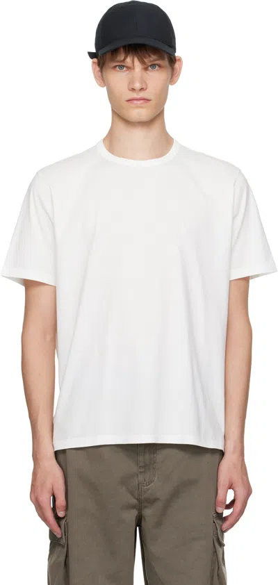 Our Legacy New Box Cotton Jersey T-shirt In White