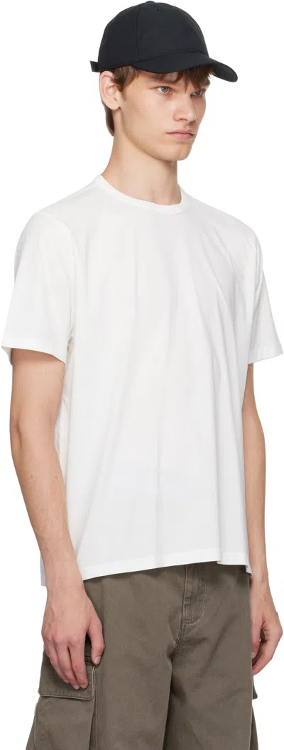 Our Legacy New Box Cotton Jersey T-shirt In White