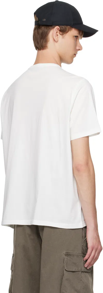 Our Legacy New Box Cotton Jersey T-shirt In White