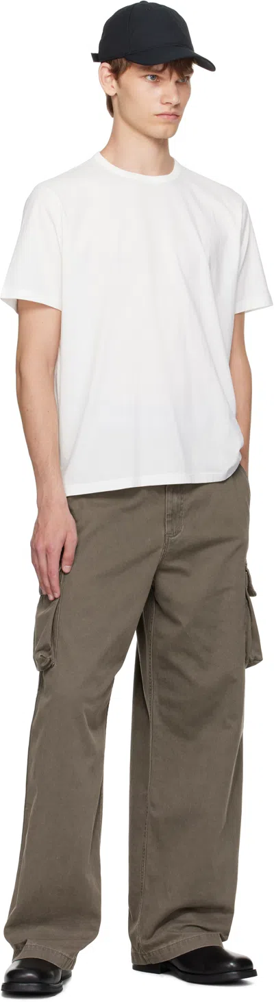 Our Legacy New Box Cotton Jersey T-shirt In White