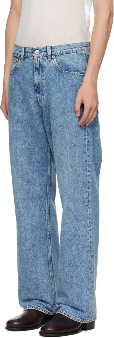 Our Legacy Third Cut Denim Trousers In Blue