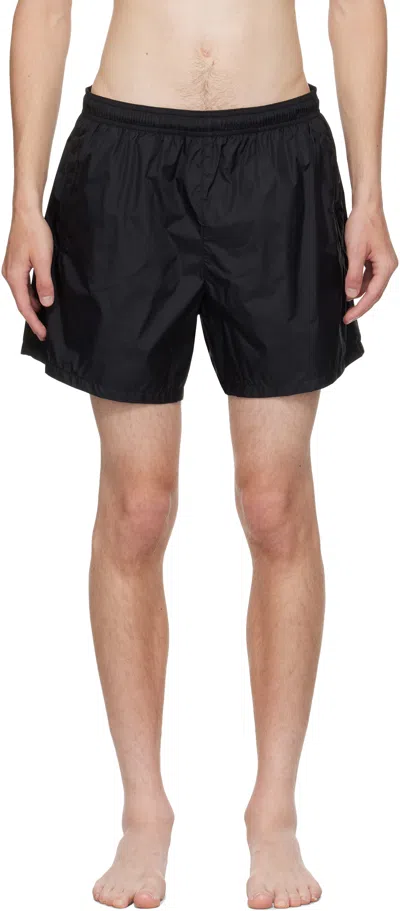 Our Legacy Drape Tech Trunks In Black