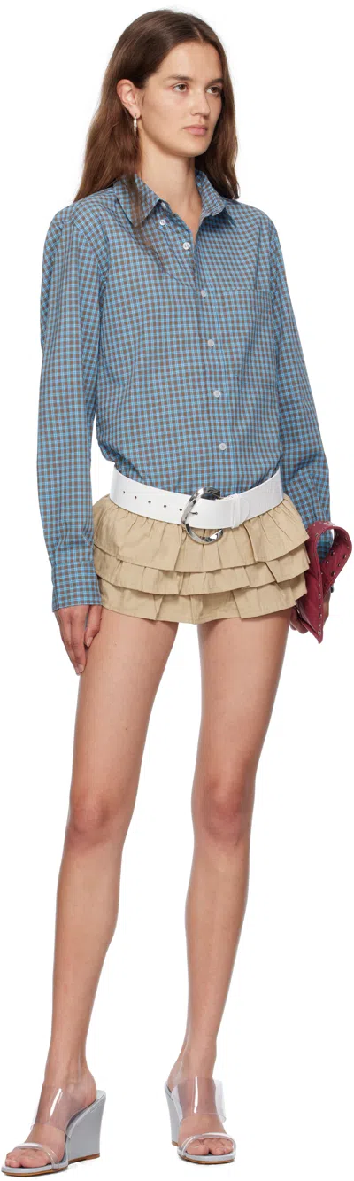 Gimaguas Cappuccino Cotton Jardin Pant-skirt In Brown