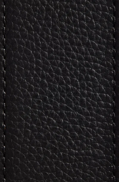 Givenchy Square Ring Leather Belt In Black