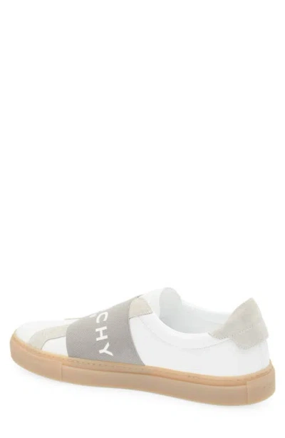 Givenchy Urban Street Sneakers In Leather And Suede With Elastic In Gray