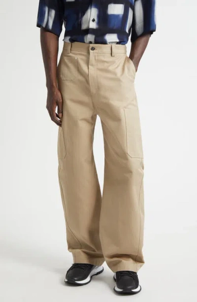 Givenchy Logo-patch Cargo Trousers In Neutral
