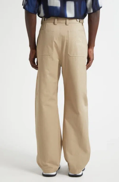 Givenchy Logo-patch Cargo Trousers In Neutral
