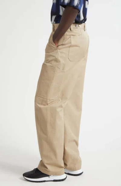 Givenchy Logo-patch Cargo Trousers In Neutral