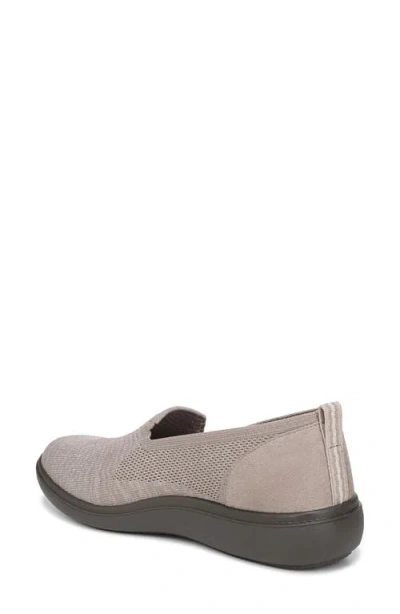 Lifestride Women's Boulevard Washable Round Toe Slip Ons In Gray