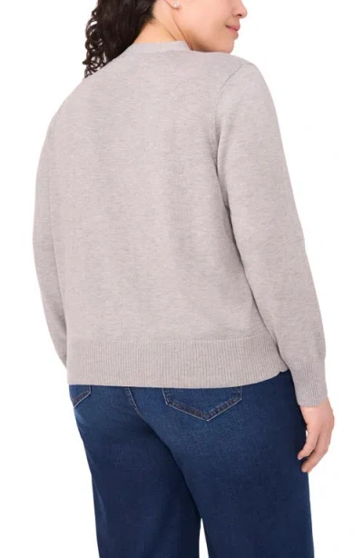 Cece Women's Tie Neck Cardigan Sweater In Gray