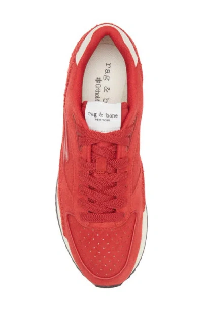 Rag & Bone Drift Runner Sneaker In Red
