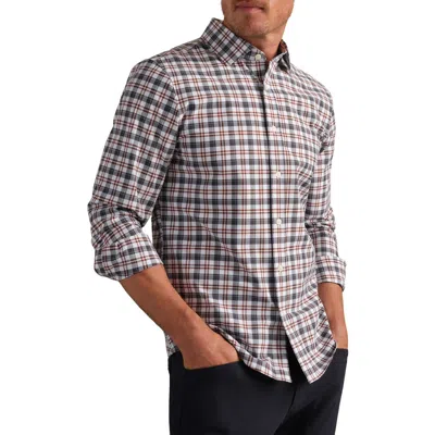 Rhone State Of Mind Check Slim Fit Button-up Shirt In Multi