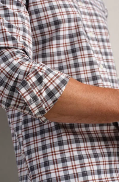 Rhone State Of Mind Check Slim Fit Button-up Shirt In Multi