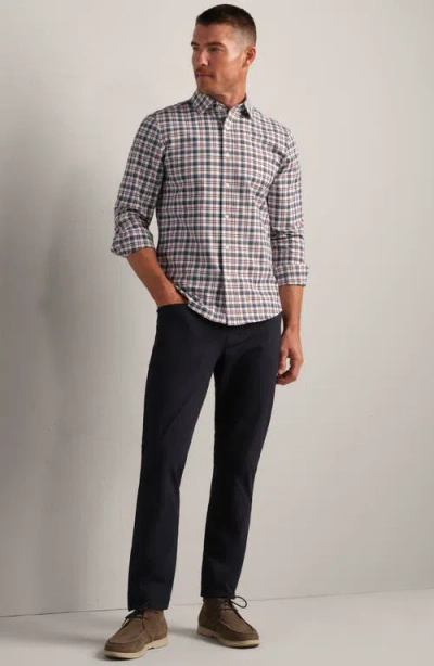 Rhone State Of Mind Check Slim Fit Button-up Shirt In Multi