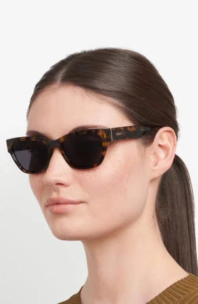 Fossil 55mm Rectangular Sunglasses In Black