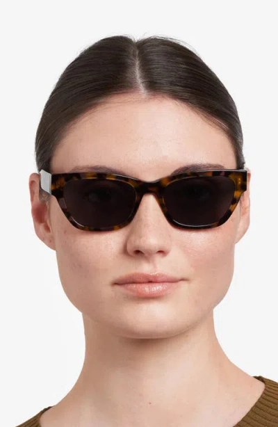 Fossil 55mm Rectangular Sunglasses In Black