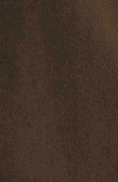 Fleurette Dylan Wool Barn Jacket In Brown